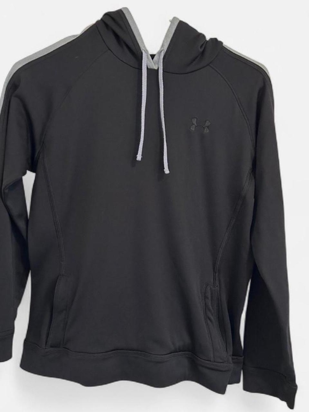 Under Armour Dark Grey Fleece Pullover Sweatshirt Hoodie